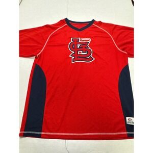 True Fan‎ St Louis Cardinals Baseball Jersey Red Mens Large MLB Athletic